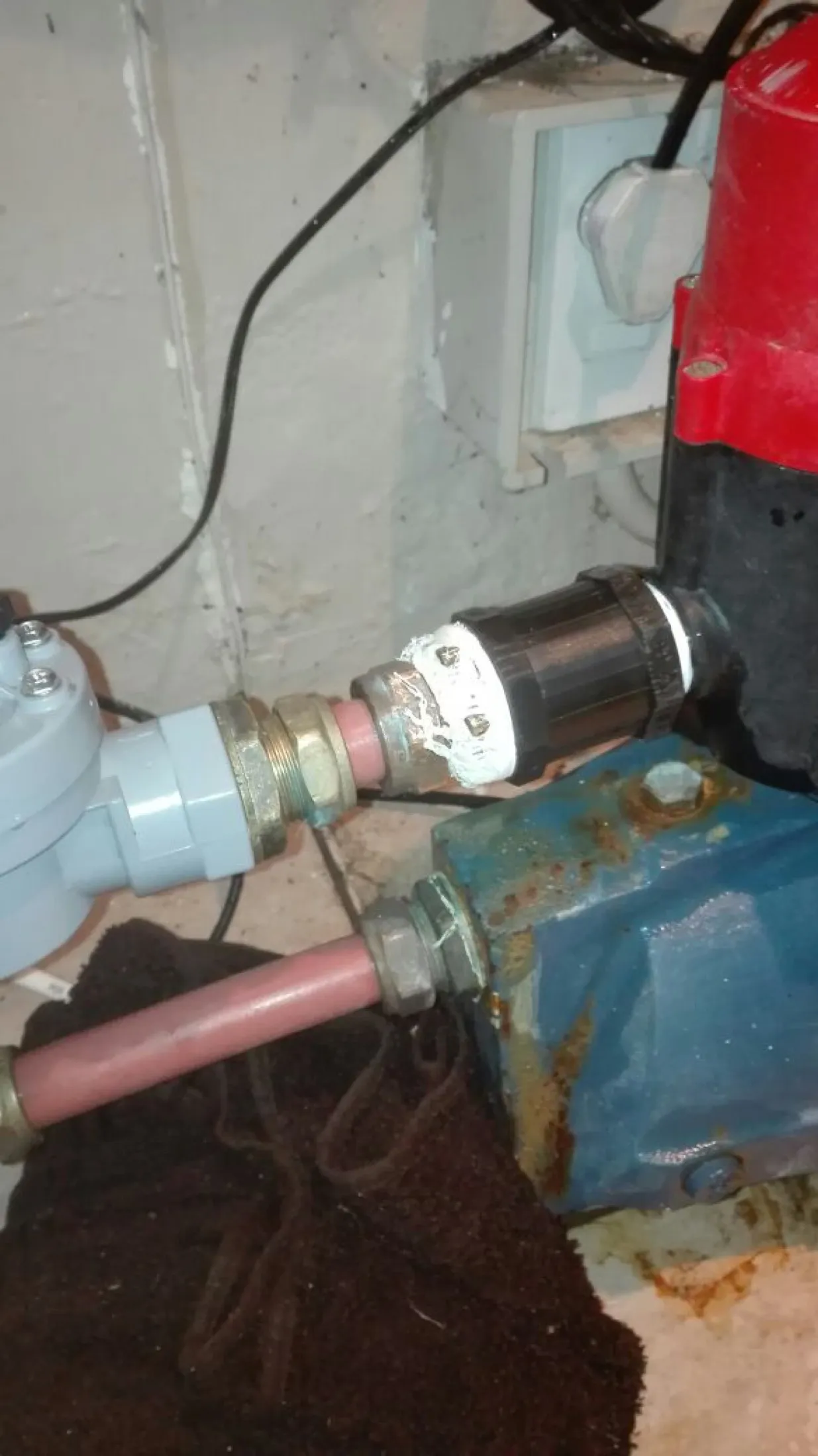 A badly corroded pipe fitting taken out of an untreated water line